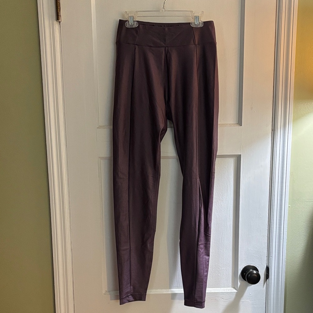Reebok Purple High-Waist Leggings